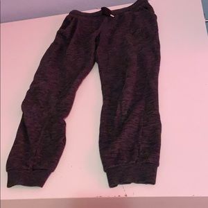 Black heathered sweatpants